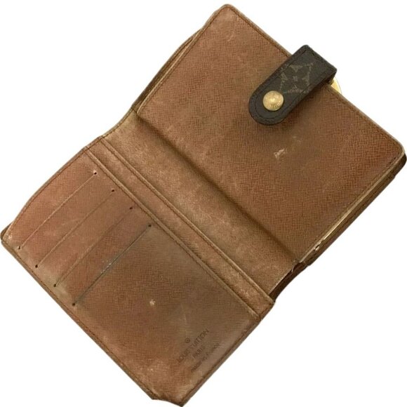 572190AY (L2) Louis Vuitton Wallet Porte Monnaie Brown Monogram - Picture 5 of 9